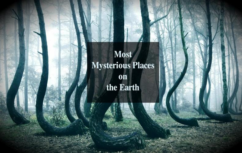 Montagem mysterious. Mystical places. Mysterious places on Earth. Mysterious places around the World. 